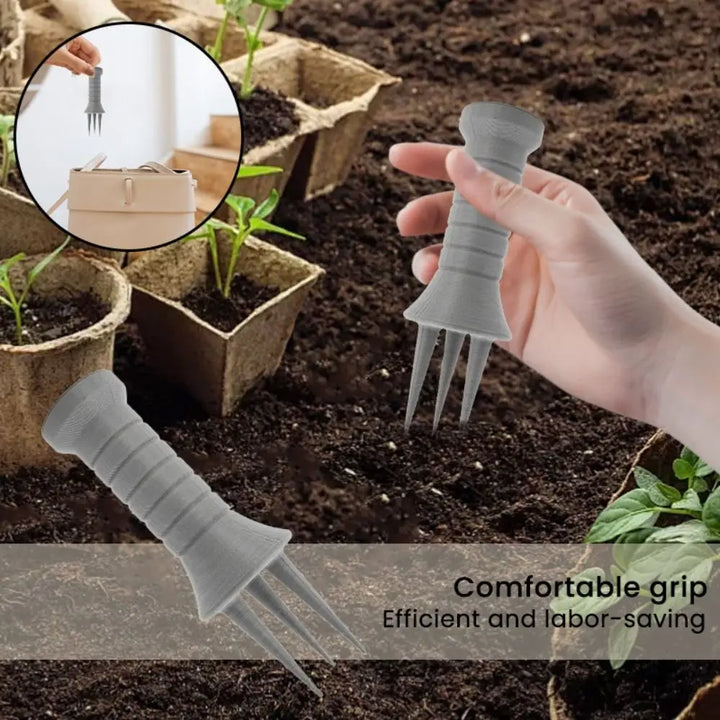 BowLift | Aergrow Hand-Aerator made of Plastic | Compact & Effective | 14.7 × 5 cm | For Lawns, Beds & Plant Areas