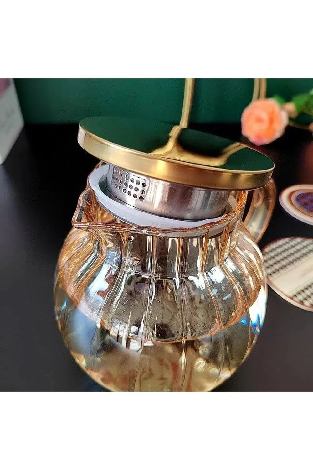 BowLift | Glass Teapot Infuser Set