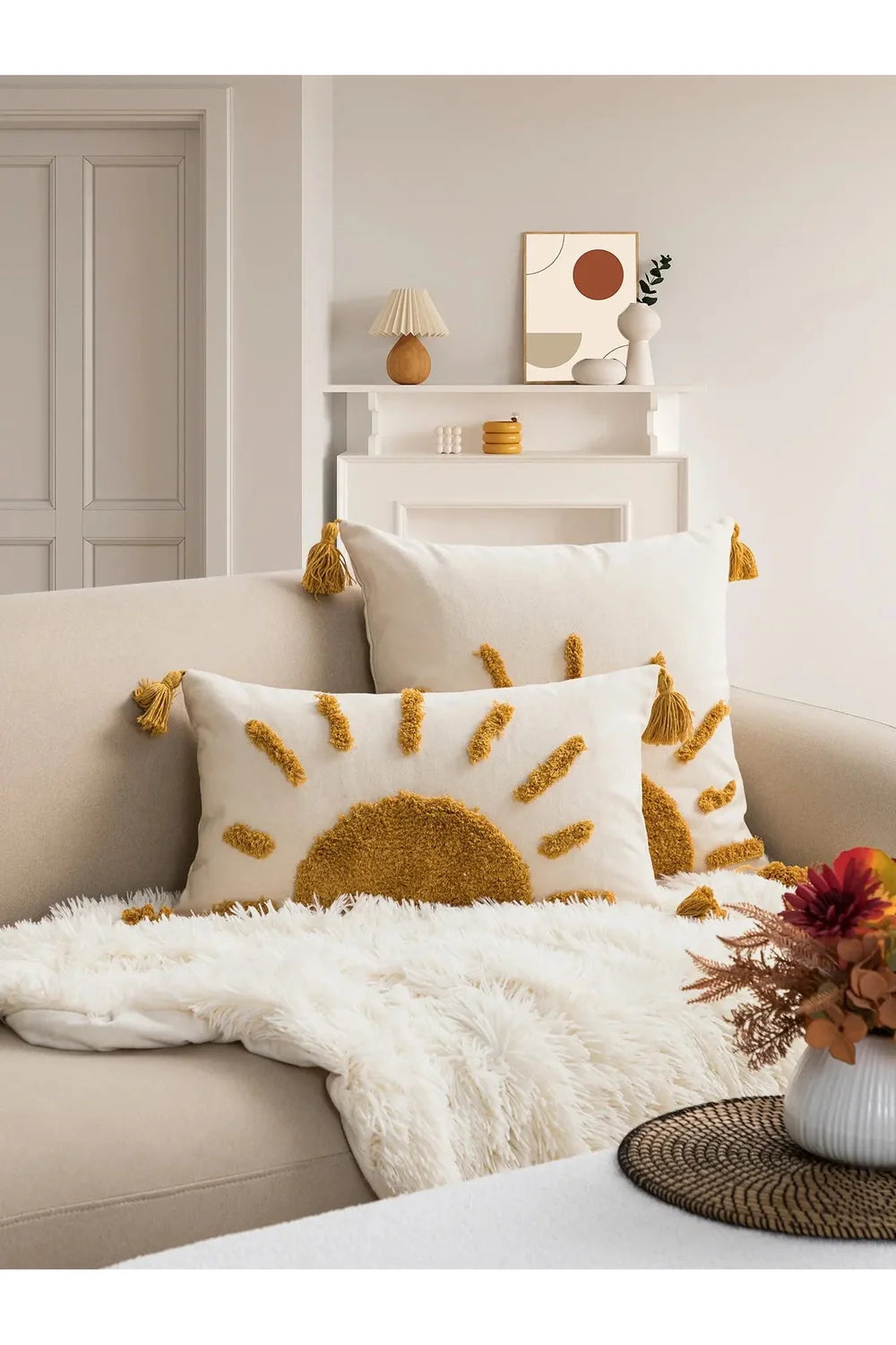 Bohemian Sun tufted pillowcase | Bowlift