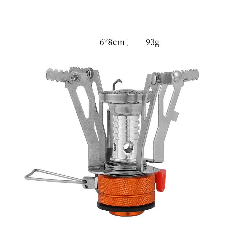 BowLift | Trekko Camping Gas Stove | Foldable & Ultralight | 3000W High Performance | Aluminum & Stainless Steel | For Outdoor & Trekking