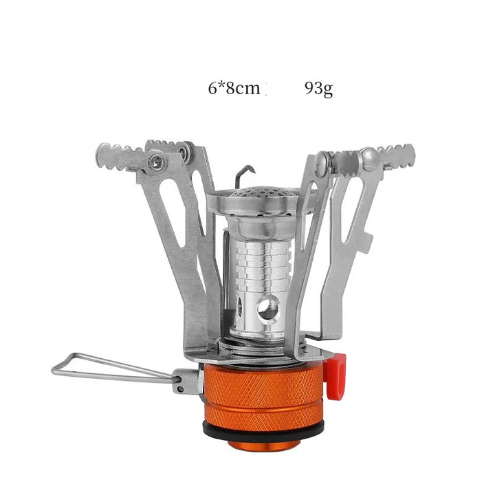 BowLift | Trekko Camping Gas Stove | Foldable & Ultralight | 3000W High Performance | Aluminum & Stainless Steel | For Outdoor & Trekking