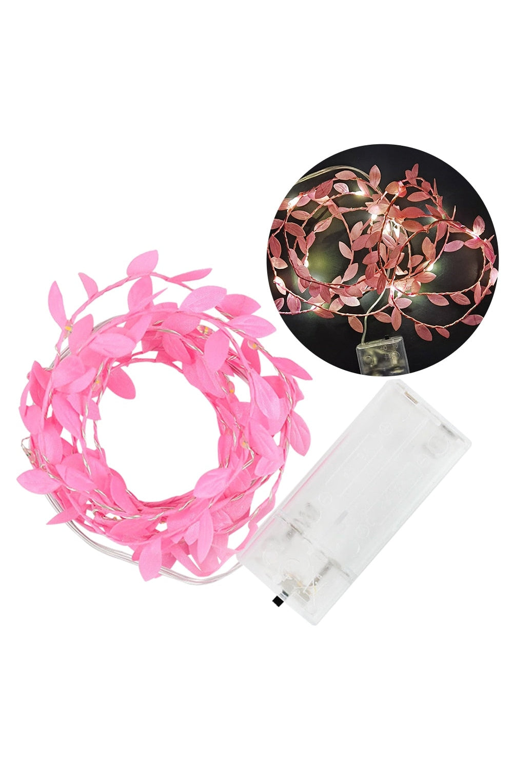 white rose light garland | Bowlift