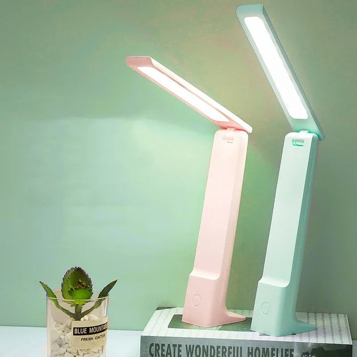 BowLift | Lumora LED Table Lamp | Dimmable & Touch Control | 3 Light Colors | Battery 20h | White/Pink/Blue