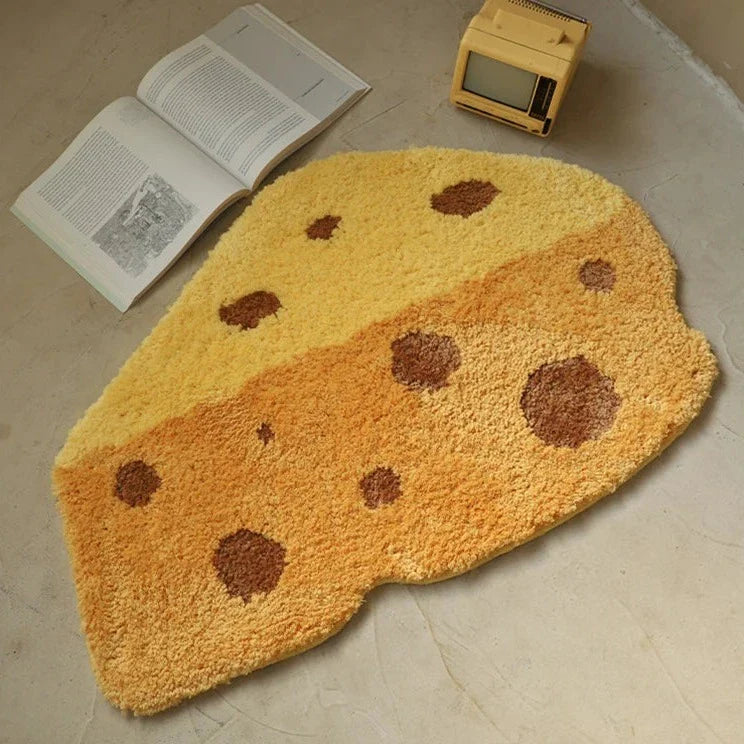 Cartoon Cheese Rug | Bowlift