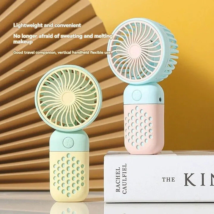2024 New Cartoon Handheld Charging Fan - Cute and Portable Mini USB Pocket Fan for Students | Bowlift