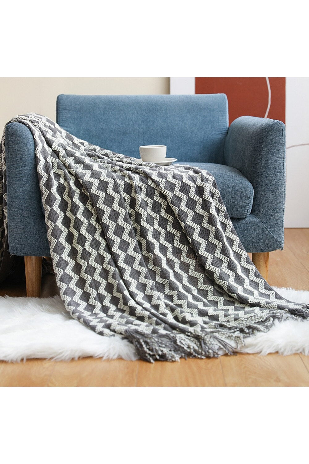 Solid Color Sofa Blanket | Bowlift