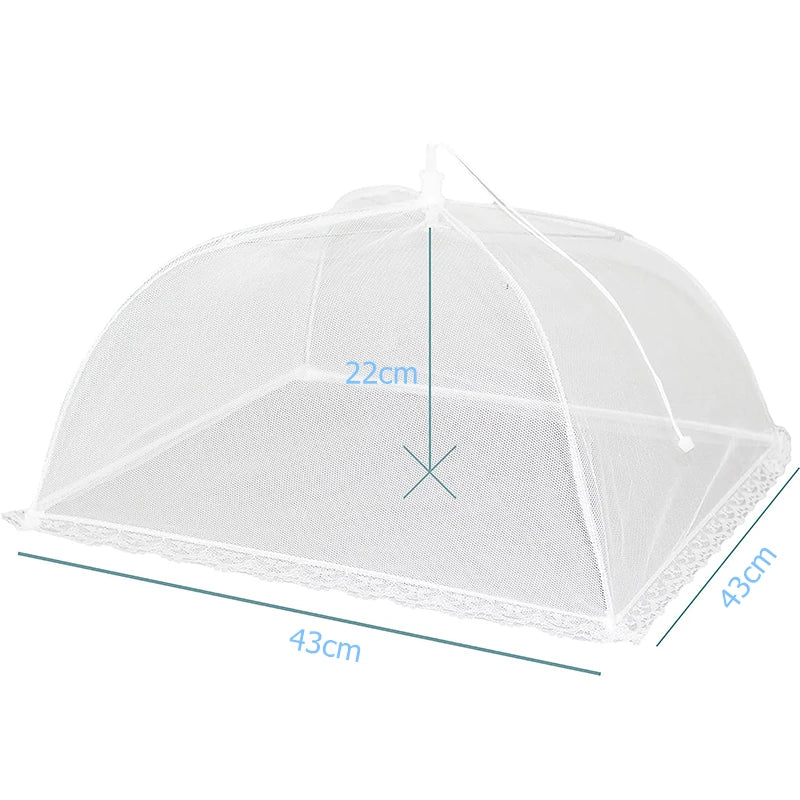 BowLift | FrischNetz Folding Cover for Food | Reusable & Breathable | Insect Net for Outdoors & Kitchen | Lightweight & Space-Saving