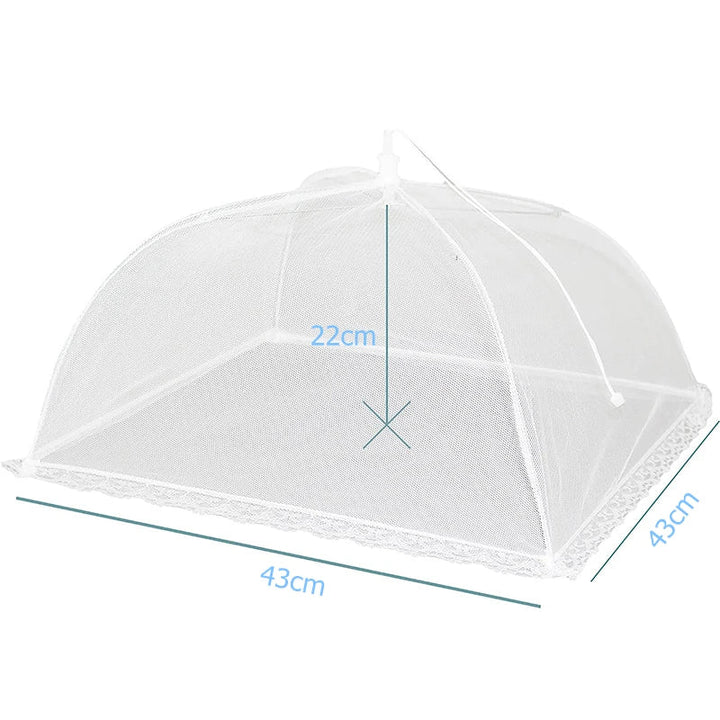 BowLift | FrischNetz Folding Cover for Food | Reusable & Breathable | Insect Net for Outdoors & Kitchen | Lightweight & Space-Saving