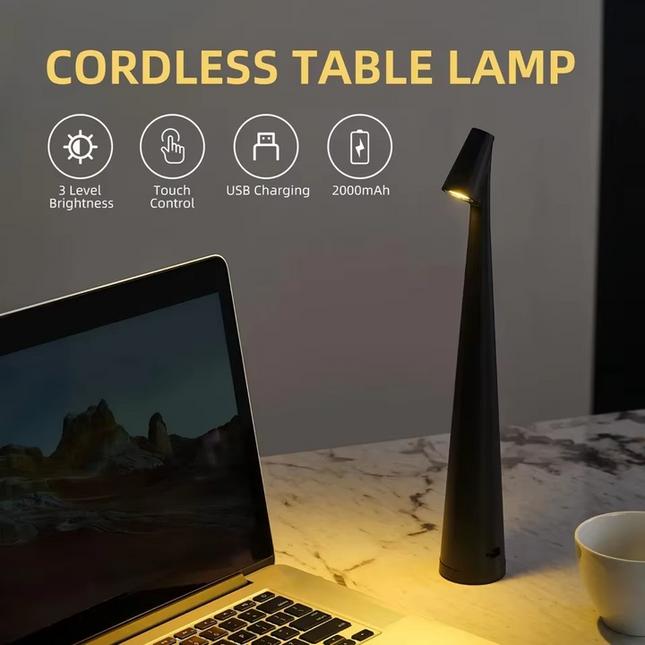 BowLift | Multi-Setting Rechargeable LED Desk Lamp – Perfect for Ambiance and Outdoors