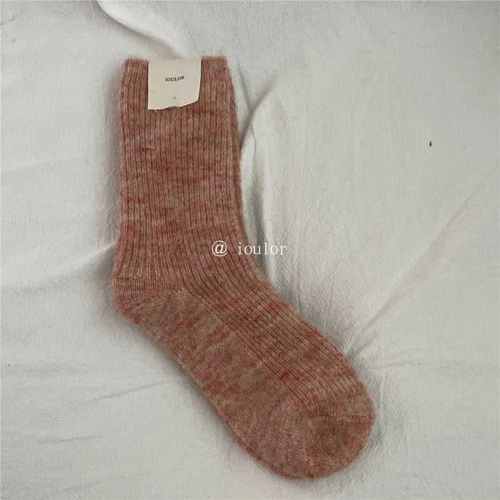 BowLift | CozyWarmth | Women's Thermal Socks | 9% Wool & Cashmere | Extra Thick & Soft | Japanese Knitting Style