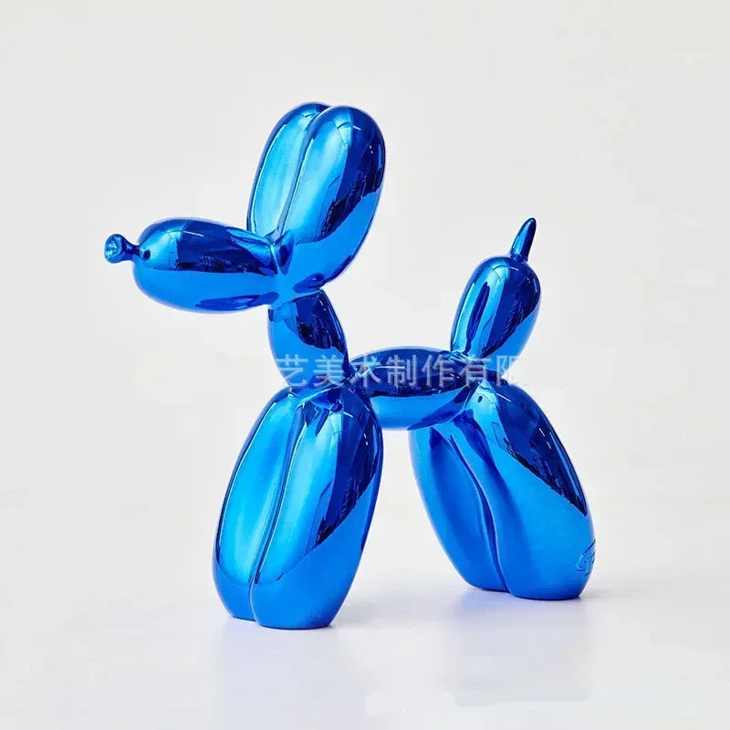 BowLift | Nordic Balloon Dog Sculpture Resin Animal Ornament Art Sculptures and Figures Craft Home Decoration Room Desktop Accessories