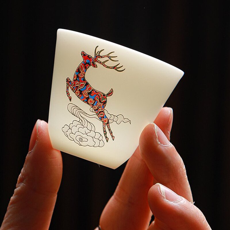 BowLift | Forest Deer Ceramic Tea Set