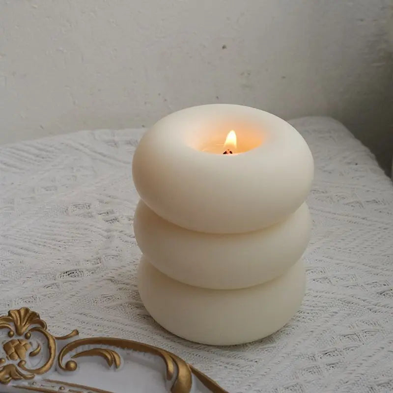 BowLift | Donut Aromatherapy Candle Round Smokeless