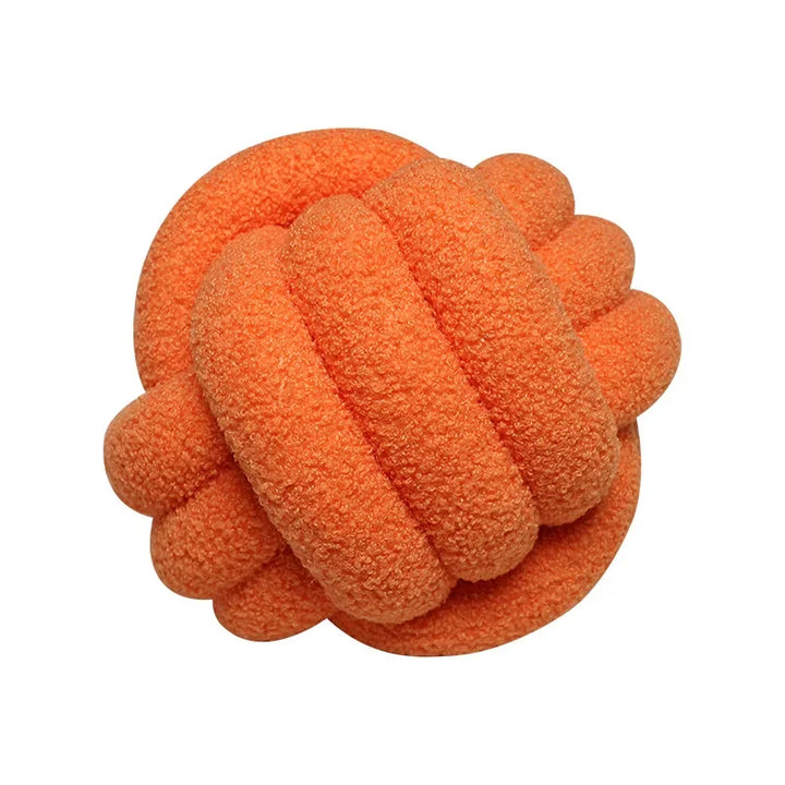 Boucle Rope Knot Ball Cushion | Bowlift