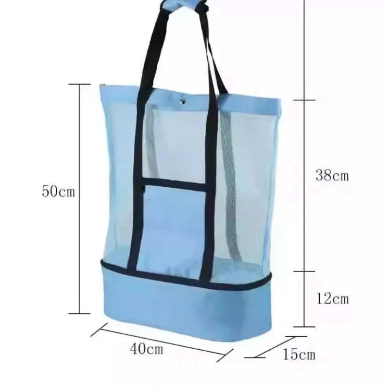 BowLift | MESH PICNIC & BEACH BAG – Waterproof picnic & beach bag with double layer & high capacity