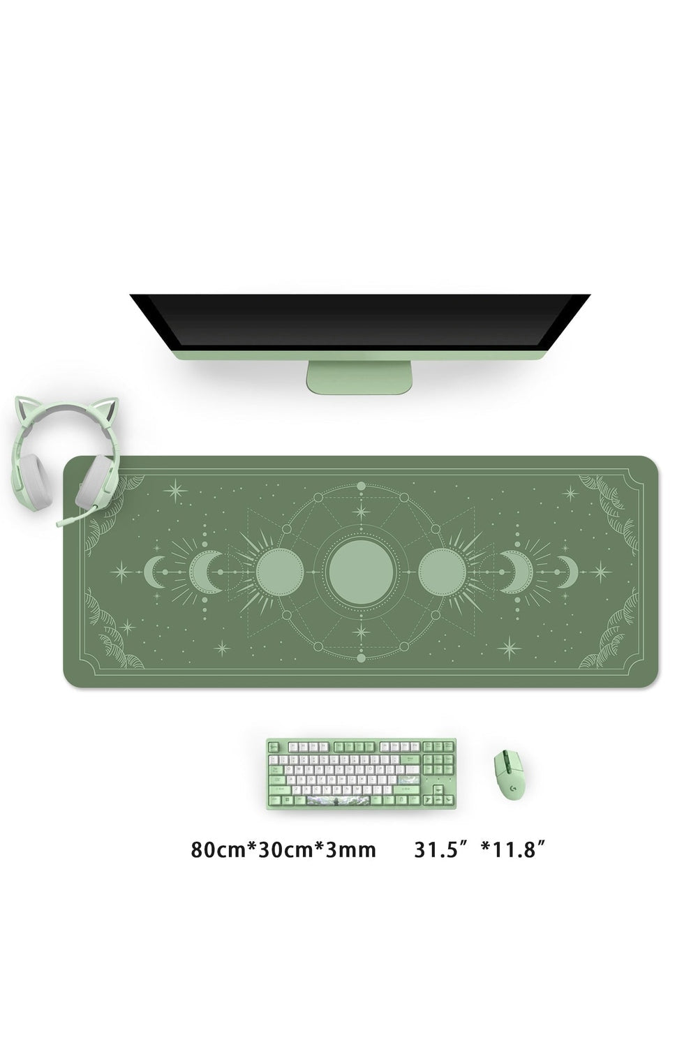 Moon Phases Desk Mat | Bowlift