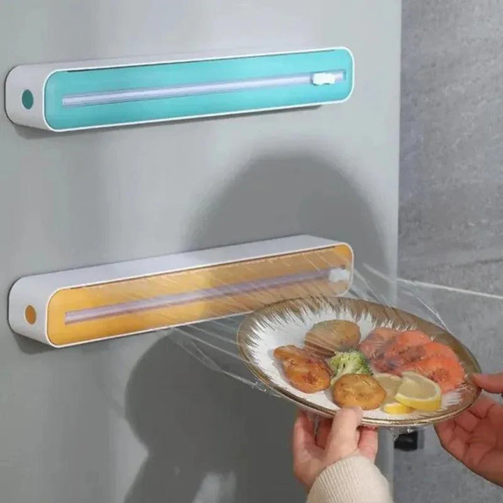 BowLift | Film dispenser with knife for easy cutting of food and aluminum foil