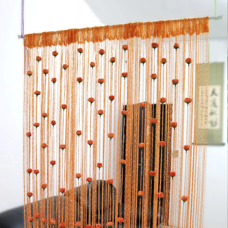 BowLift | Floral Decorative Hanging Room Divider Curtain