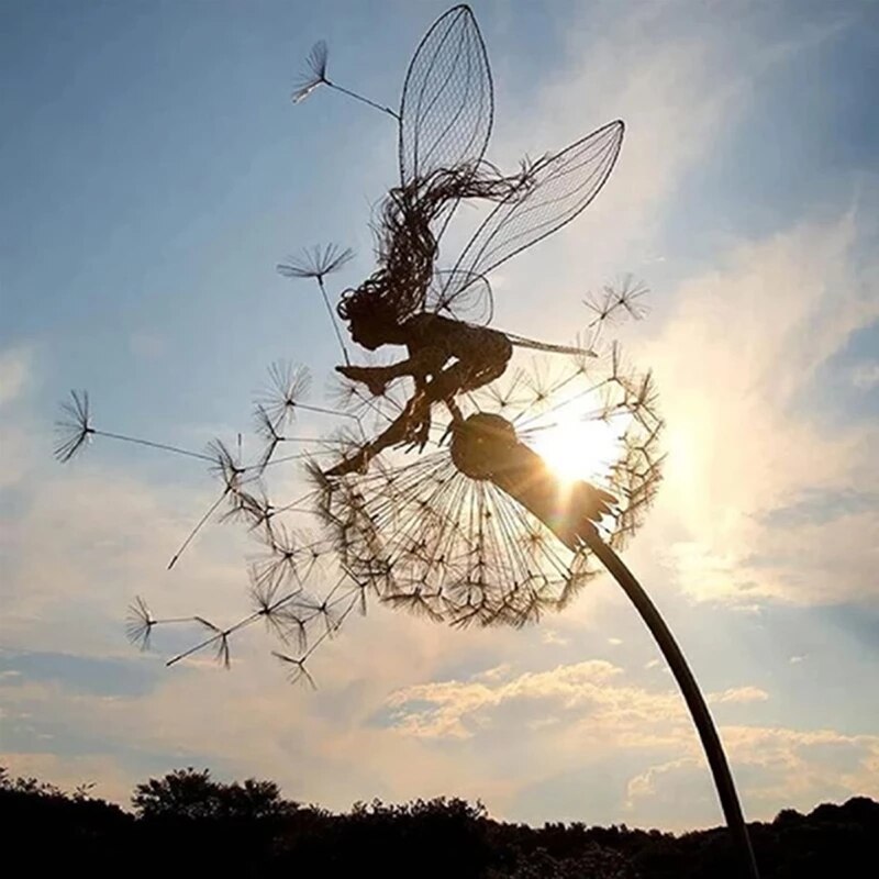 BowLift | Enchanting Fairy Garden Sculptures: Dreamy Lawn Decoration