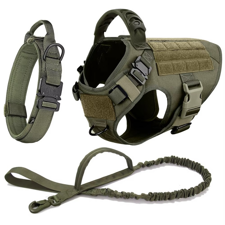 BowLift | Tactical Dog Harness and Leash Set for Medium and Large Dogs