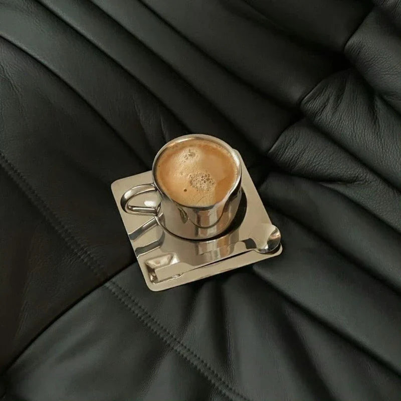 BowLift | Stainless Steel Coffee Cup and Tray
