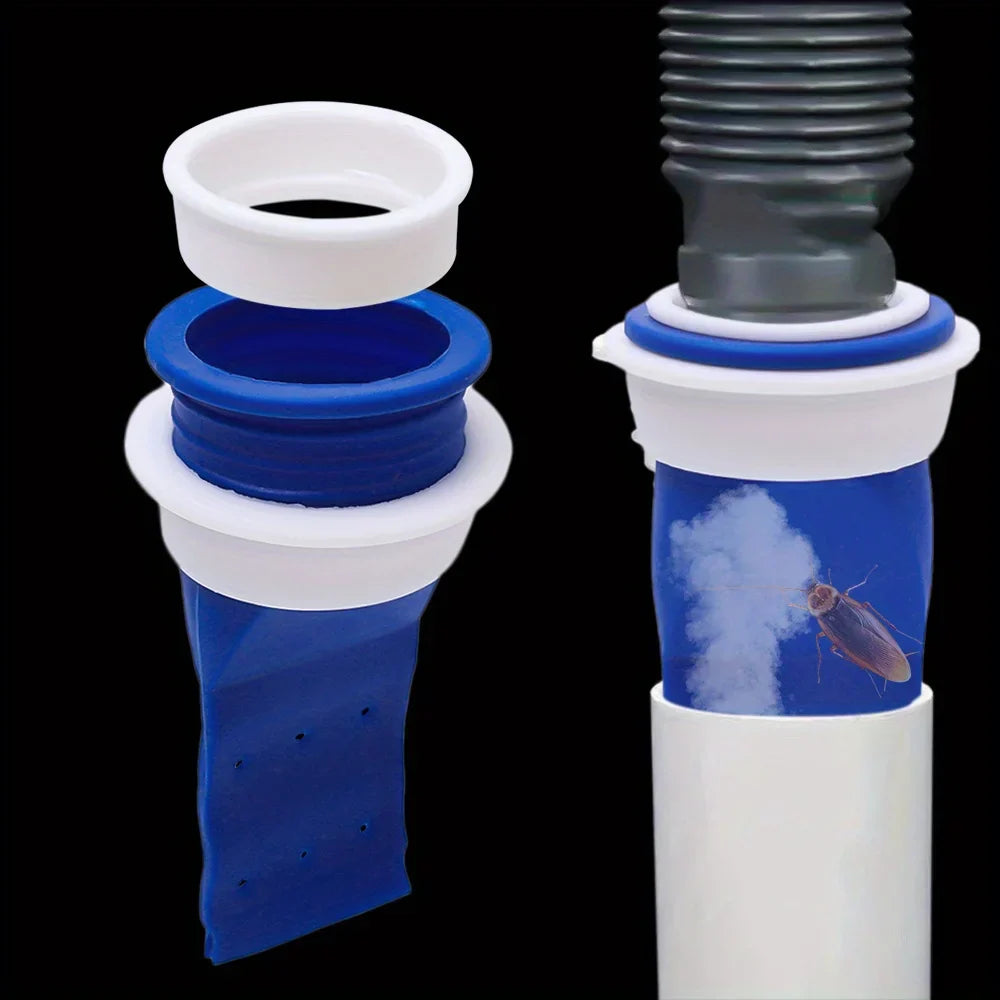 DrainGuard Backflow Preventer Set – 6 Pieces Anti-Odor & Backflow Floor Drain Flap for Bathroom, Toilet & Kitchen Bowlift