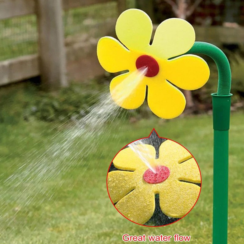 Dancing Sunflower Garden Sprinkler | Bowlift