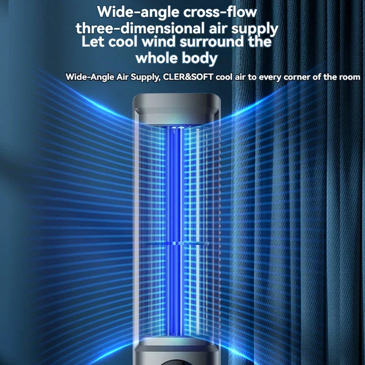 Towerless Ultra Cool Air Conditioning Desktop Fan | Bowlift