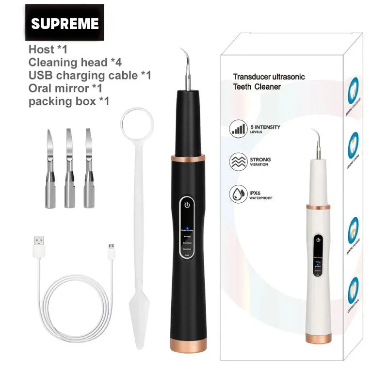 BowLift | DentoraSonic | Ultrasound dental care device for dogs & cats | 5-level tartar remover | USB charging