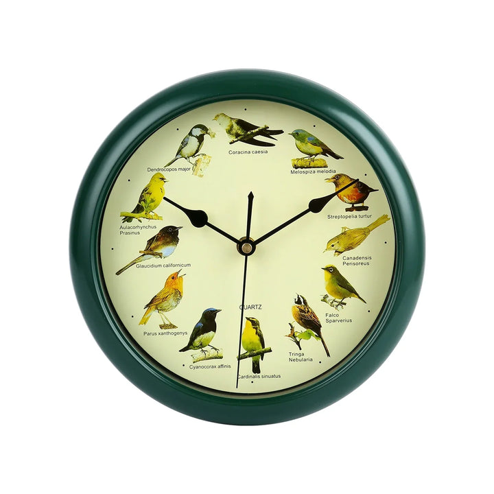 BirdSong Clock – 10 Inch Wall Clock for Stylish Interior Bowlift