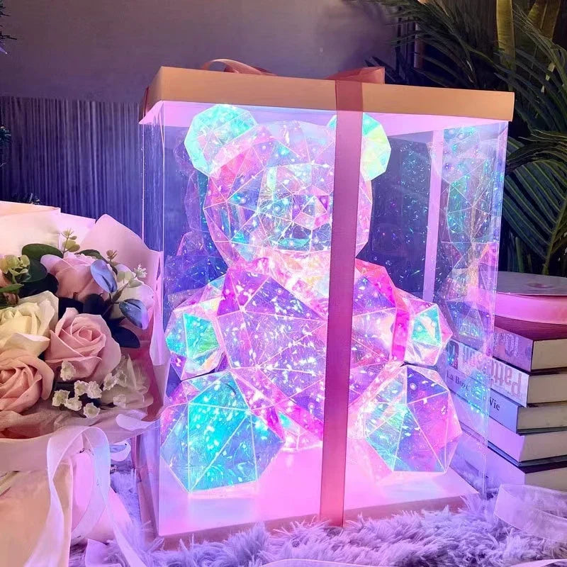 BowLift | Colorful Glowing Teddy Bear