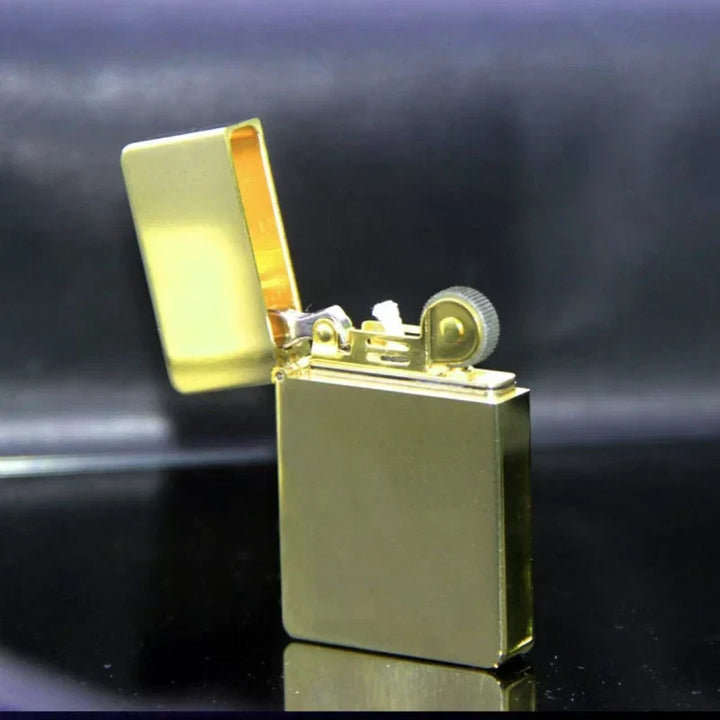 Classic Vintage Brass Windproof Lighter | Bowlift