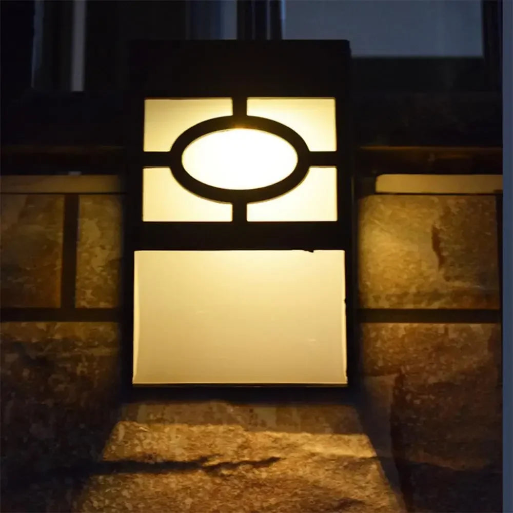 BowLift | Solar Wall Light with LED – Modern Outdoor Lighting for Garden & Terrace, Wall Lamps