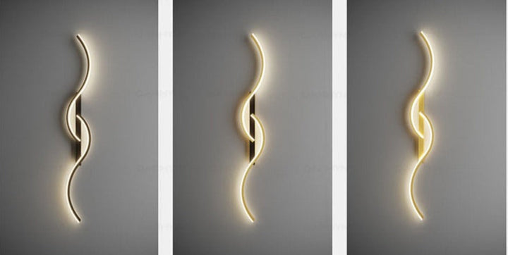BowLift | GlowCraft – Contemporary LED Wall Light with Artistic Design