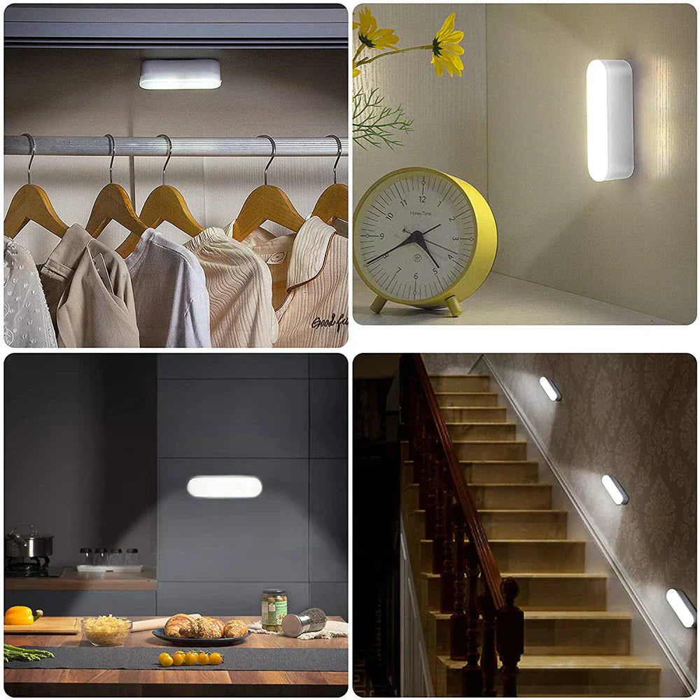 BowLift | Smart Motion Sensor Wall Lamp | Wireless, Rechargeable & Ideal for Dark Corridors and Stairwells