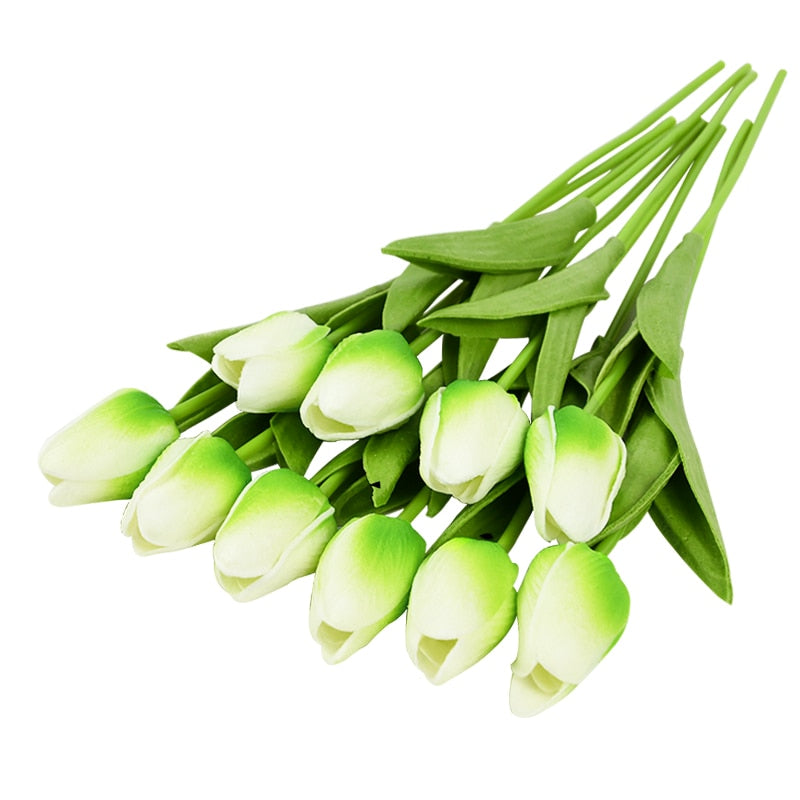 BowLift | Artificial Flower Bouquet with Tulips, Decoration (10 Pieces)