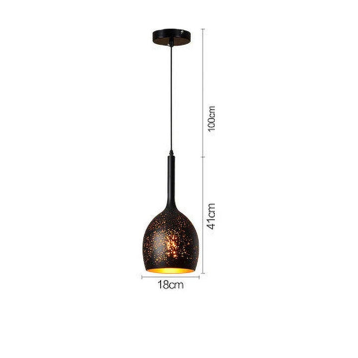 BowLift | Vintage Iron Pendant Lamp in Scandinavian Retro Loft Style