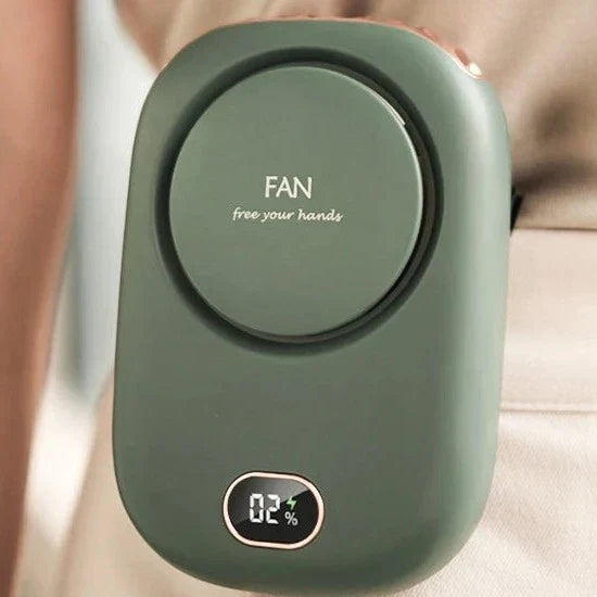 Ultraportable hands-free cooling fan | Bowlift