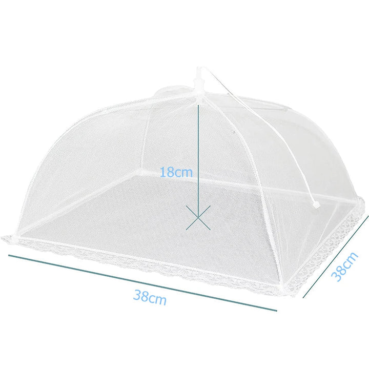 BowLift | FrischNetz Folding Cover for Food | Reusable & Breathable | Insect Net for Outdoors & Kitchen | Lightweight & Space-Saving