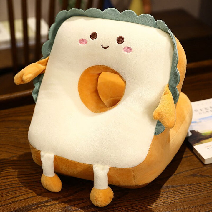 Funny Toast Nap Pillow | Bowlift