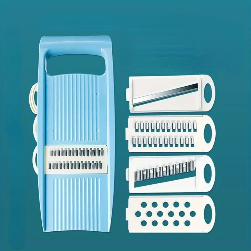 BowLift | Vegetable Cutter 5-in-1 | Manual & Multifunctional | Grater, Slicer, Dicer | KüchenMeister® Kitchen Helper
