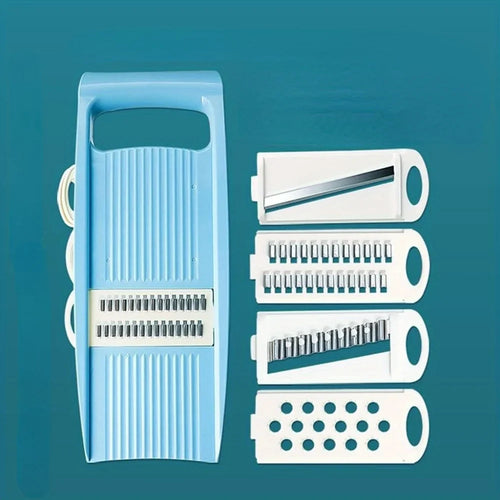 BowLift | Vegetable Cutter 5-in-1 | Manual & Multifunctional | Grater, Slicer, Dicer | KüchenMeister® Kitchen Helper