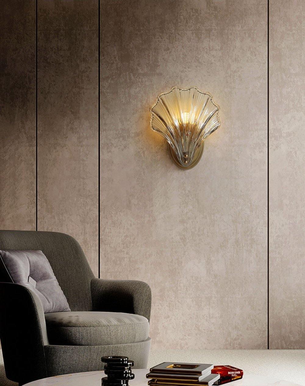 Shell wall lamp - Bring maritime elegance into your home | Bowlift
