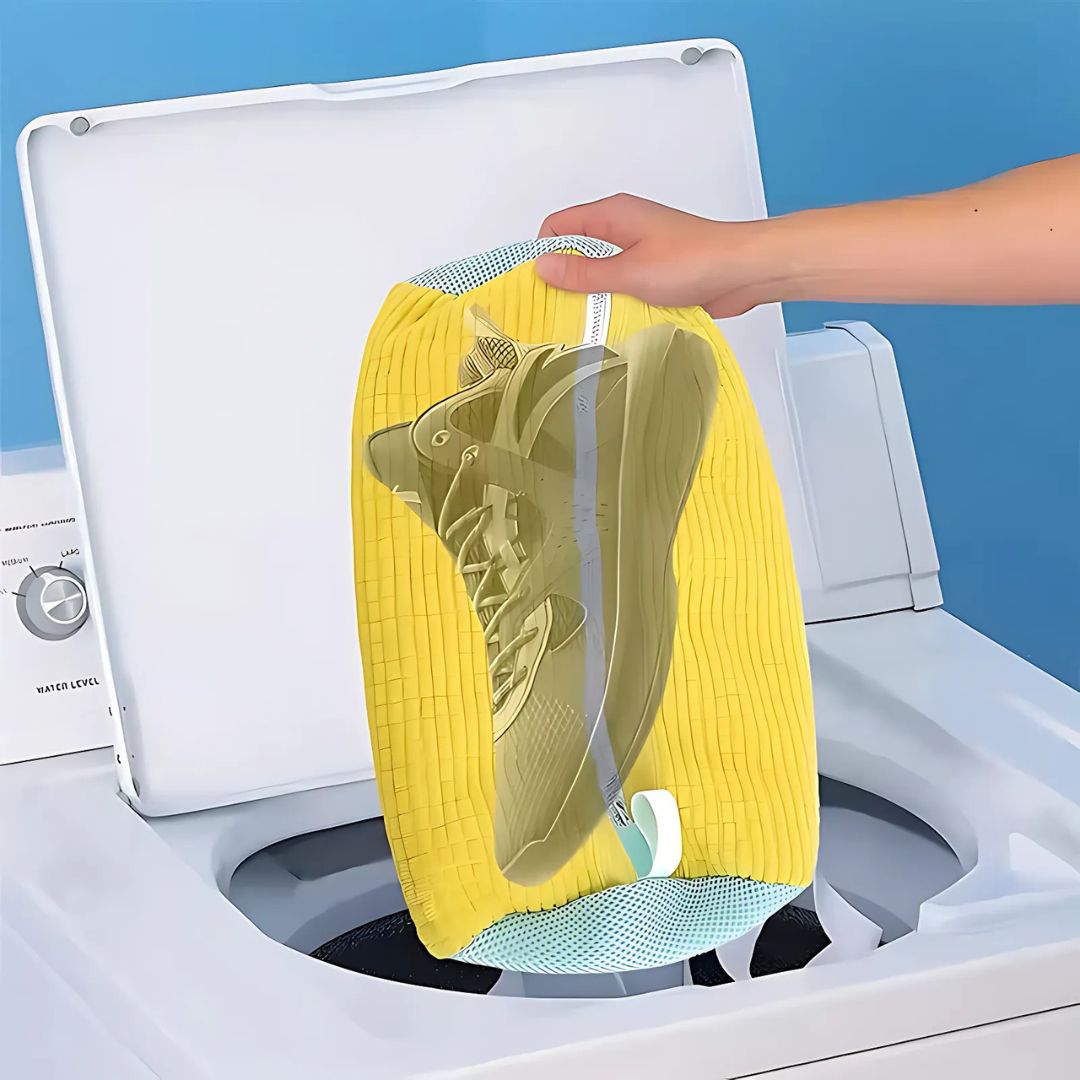 ShoeGuard | Shoe Washing Machine Bag – Protective Cushioning – Mesh Fabric – Trainer Care Bowlift