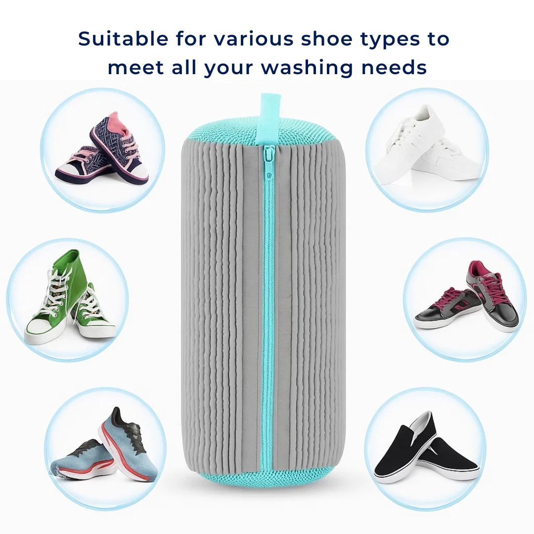 ShoeGuard | Shoe Washing Machine Bag – Protective Cushioning – Mesh Fabric – Trainer Care Bowlift