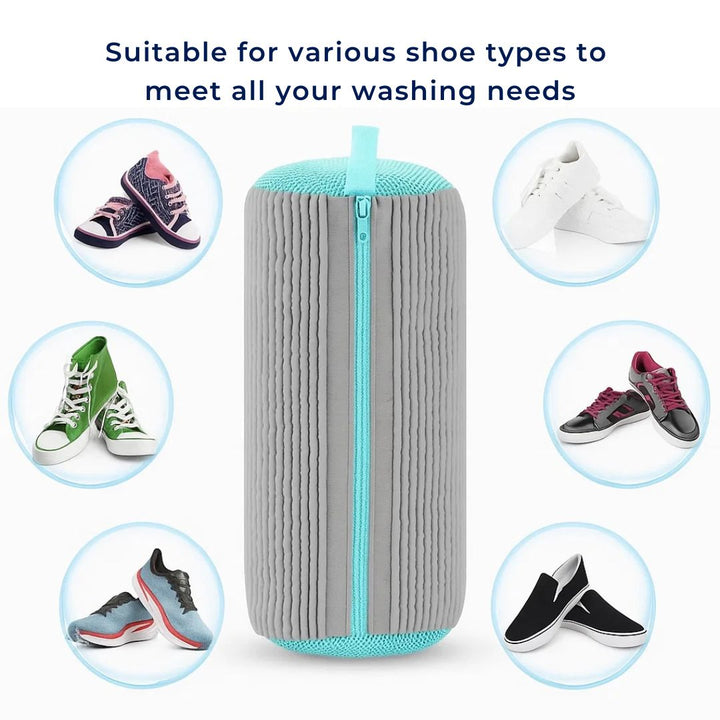 ShoeGuard | Shoe Washing Machine Bag – Protective Cushioning – Mesh Fabric – Trainer Care Bowlift