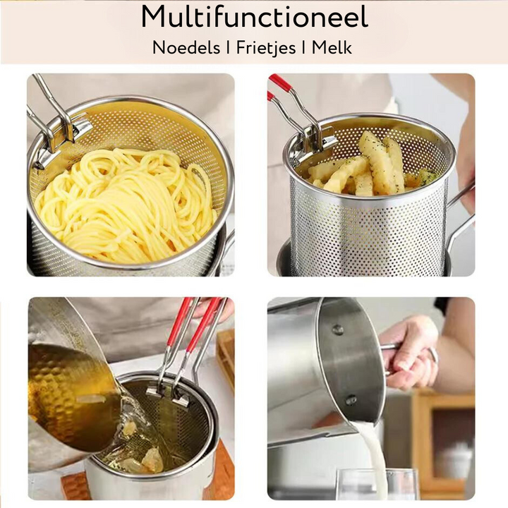 CrispMaster - Compact Fryer for Snacks Bowlift