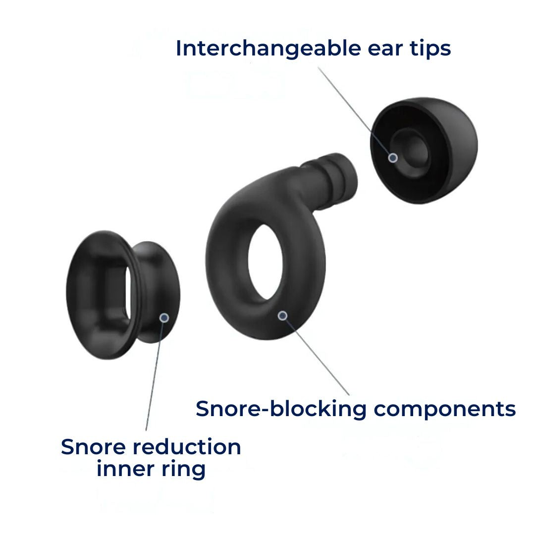 BowLift | Noise-Reducing Sleeping Earplugs for Comfortable Rest | SilentGuard Earplugs for Better Sleep & Sound Blocking
