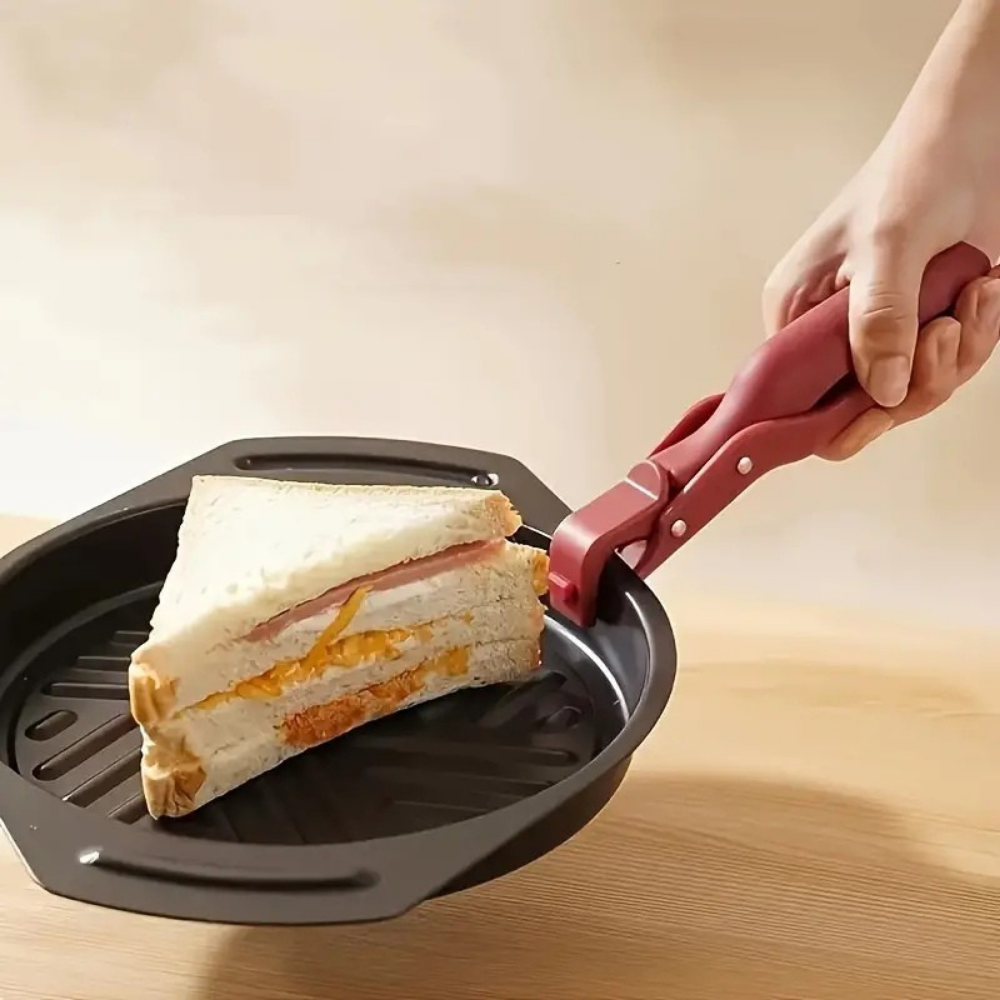 BowLift | Silicone Kitchen Tongs 22 cm with Ergonomic Grip - High Heat Resistance, Non-Slip