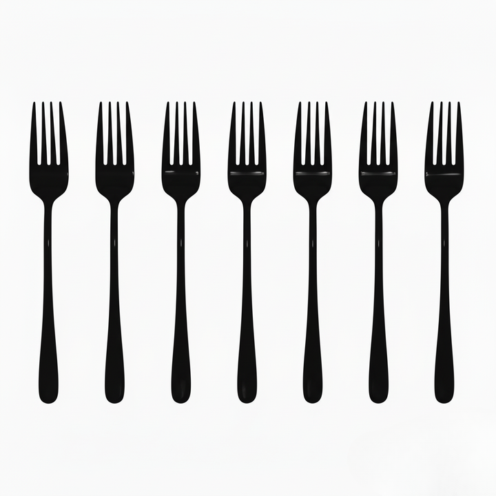BowLift | Luxury table fork with durable plating shine